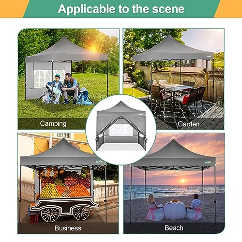 COBIZI 10x10 Heavy Duty Pop-up Canopy Tent Review: Commercial Gazebo with Sidewalls image 27