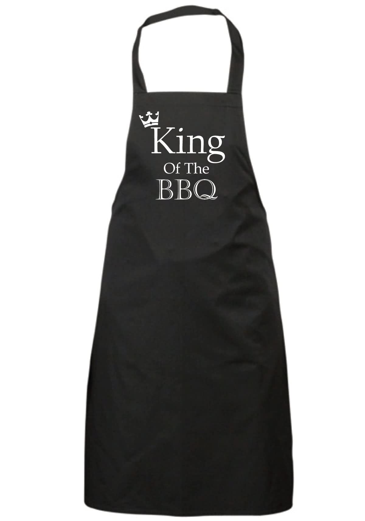 60 Second Makeover Limited King Of The BBQ Black Apron Fathers Day Gift BBQ Accessories Aprons For Men Grandad Dad Husband Chef Cooking Kitchen Present Fathers Day