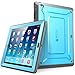 iPad 2 Case, SUPCASE [Heavy Duty] Apple iPad Case [Unicorn Beetle PRO Series] Full-body Rugged Hybrid Protective Case Cover with Built-in Screen Protector for the New iPad 2 (2nd Generation), Dual Layer Design + Impact Resistant Bumper (Black/Black) (Blue/Black)