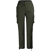 FOURSTEEDS Women's Relaxed Military Multi-Pockets Outdoor Wild Hiking Cargo Pants