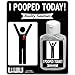 I Pooped Today Hand Sanitizer – 2 oz Sanitizer Silly Poop Gifts for Any Occasion Gag Gifts for Men Stocking Stuffers for Friends Constipation Relief Over the Hill Happy Poop Retirement