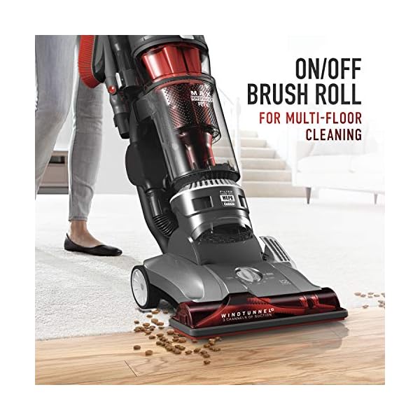 Hoover WindTunnel 3 Max Performance Upright Vacuum Cleaner, HEPA Media