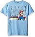 Nintendo Boys' Super Mario Classic Vintage Throwback Mario Graphic T-shirt
