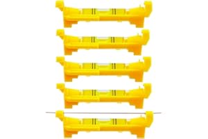 SIZIKJXGHWYI 5Pcs Hanging Line Level String Line Level Bubble Spirit Levels Measuring Layout Tools