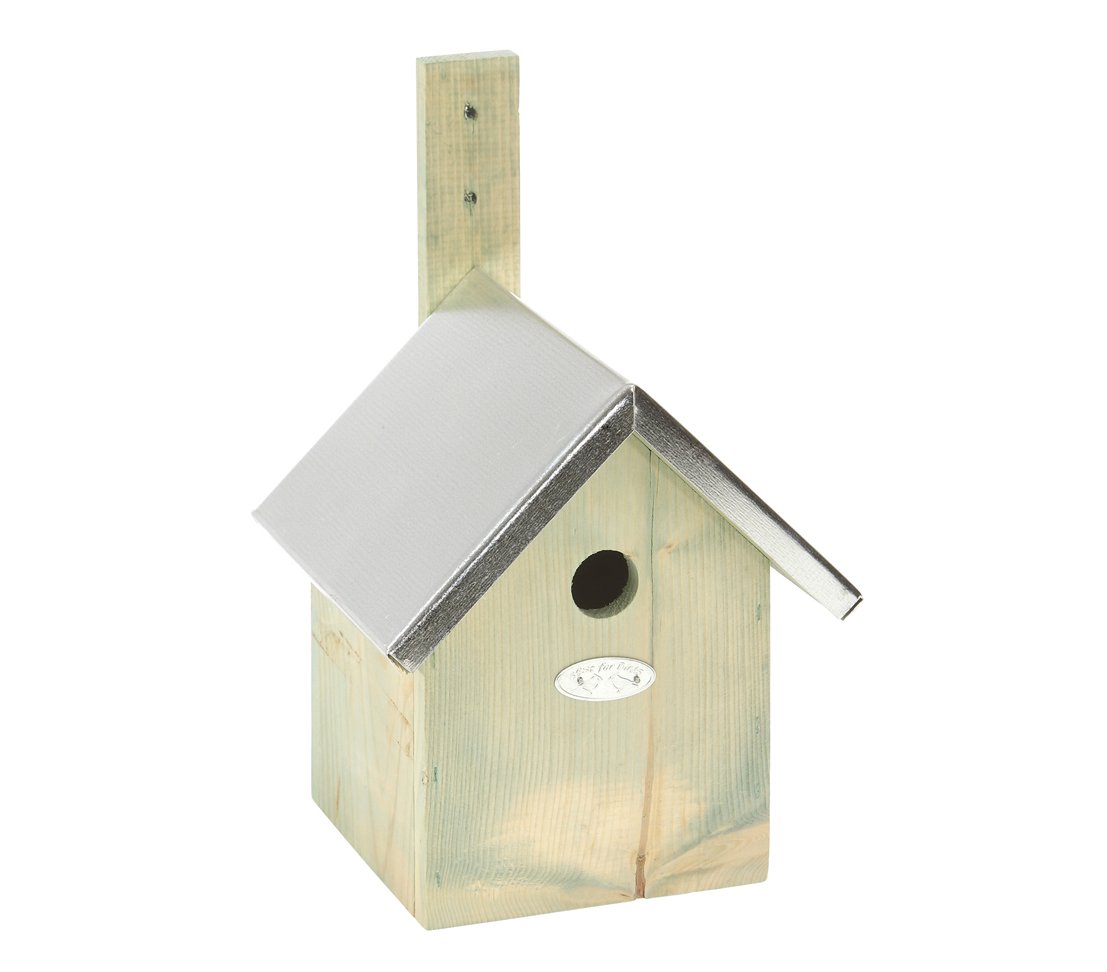 Dehner Natura Nesting Box for Blue Tits Approximately 31 x 18 x 19.5 cm, pine