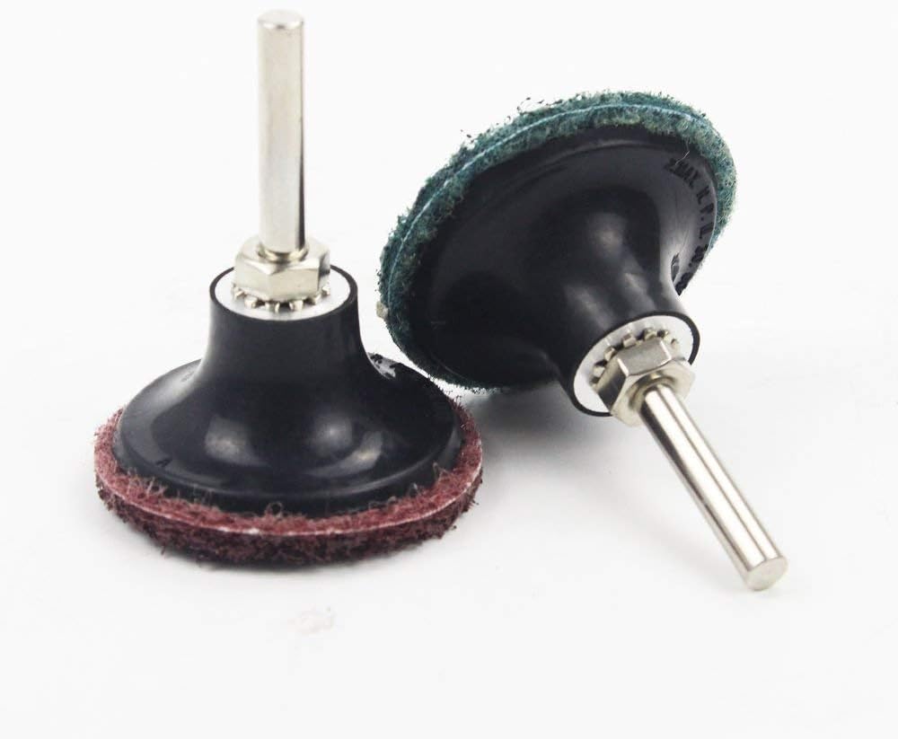 1”, 2”, 3” Roloc Disc pad Holder with 5PCS 1/4″ Shank for Polishing