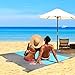 USA PolarBear Compact Outdoor Beach/Picnic Blanket Water Resistant Sand Free Oversized 7' x 9.5' Parachute Nylon Blankets For Travel,Camping,Hiking,Festival,Sports-5 Weightable Pockets