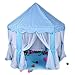 Princess Castle Play Tent House for Girls Indoor Outdoor Toy 56 x 54 inches Blue