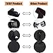 TIFRY Black Fanny Pack Men Women Waist Pack Bag Quick Release Buckle Water Resistant
