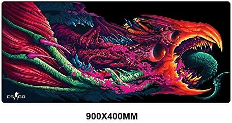XIAOXIANNV Large Size Gaming Mouse Pad Mat Grande for Cs Go Hyper Beast Gamer XL XXL Computer Mousepad Game for Csgo Muismat Pc 900X400Mm
