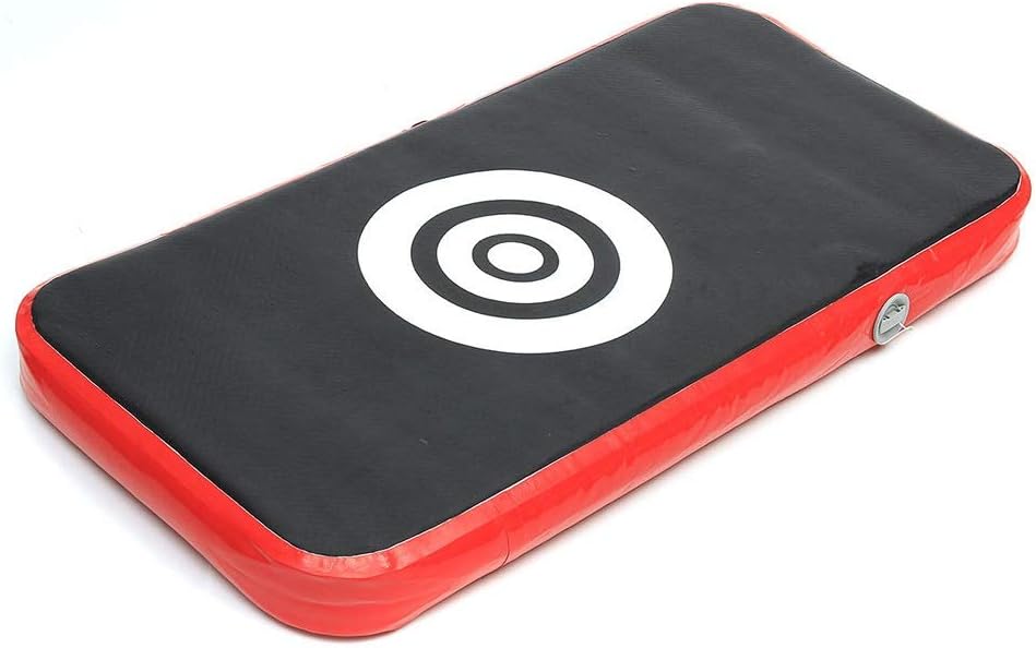 LiChaoWen Air Track Tumbling Mat Air Track Floor Home Tumbling Gym Mat with Pump 47x35x2 Inch Inflatable Gymnastics Mat (Color : Black, Size : 47x35x2 Inch)