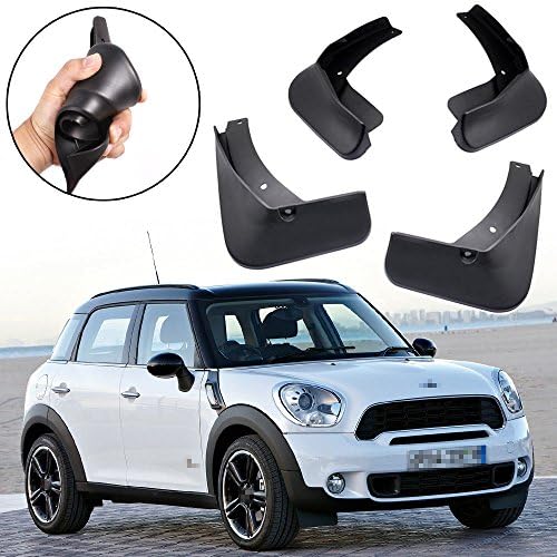 Speedlong 車用泥フラップ スプラッシュガード フェンダー マッドガード ミニクーパーカントリーマン アウトレット品 12 11 16 R60に対応 14 15 13