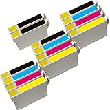 Inktoneram Remanufactured Ink Cartridges Replacement for Epson T200120, T200220, T200320, T200420 (5xBlack, 3xCyan, 3xMagenta, 3xYellow, 14-Pack)