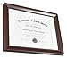 Americanflat Document Frame Mahogany with Polished Glass - Horizontal and Vertical Formats for Wall - 11