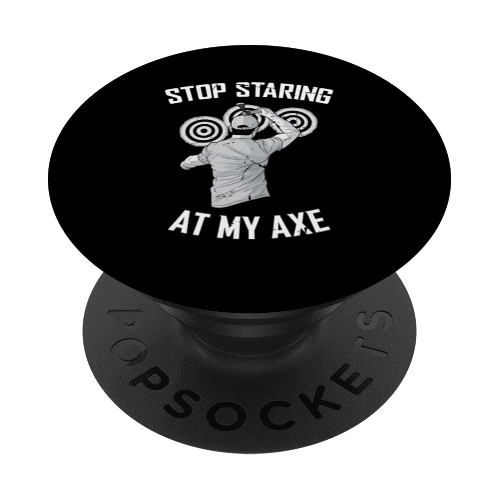 Hatchet Thrower Lumberjack Axe Throwing PopSockets Swappable PopGrip