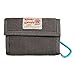 Rough Enough Classic Stylish Vintage Fancy Portable Large Capacity Trifold Heavy Canvas Wallet Coins Purse Credit Card Holder Organizer Case with Zippered Pocket for Man Outdoor Travel