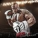 Brace Master MMA Gloves UFC Gloves Boxing Gloves for Men Women Leather More Paddding Fingerless Punching Bag Gloves for Kickboxing, Sparring, Muay Thai and Heavy Bag