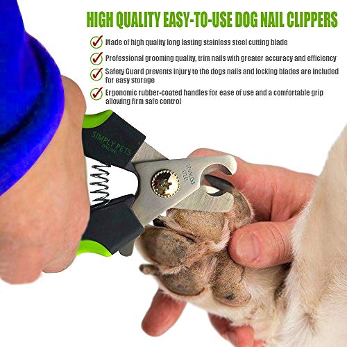 Dog Nail Clippers with Safety Guard Superior Sharpness Veterinarian