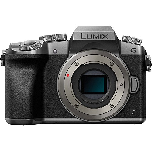 Panasonic-Lumix-DMC-G7-Mirrorless-Camera-with-14-42mm-Lens-Silver-32GB-Memory-Basic-Photo-Accessory-Bundle