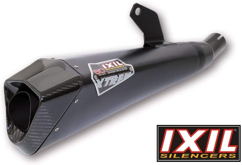 IXIL X55 EDITION Stainless Steel Muffler Black / End carbon Suzuki GSR 750 11-14, E- gepr.