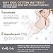 Cuddly Cubs 2 Pack Jersey Cotton Crib Mattress Sheets for Baby Boy, Girl - Grey Stripes, Sheep Toddler Bed Sheets - Fits Standard 28 x 52