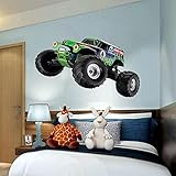 GRAVE DIGGER truck monster jam 3D Wall Decal Sticker 18