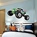 GRAVE DIGGER truck monster jam 3D Wall Decal Sticker 18