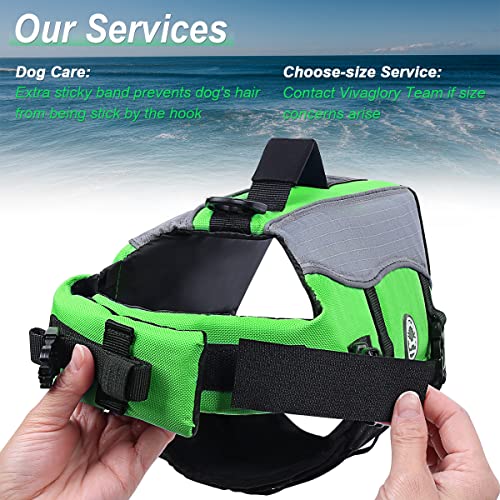 Vivaglory Dog Life Jackets with Extra Padding Pet Safety Vest for Dogs