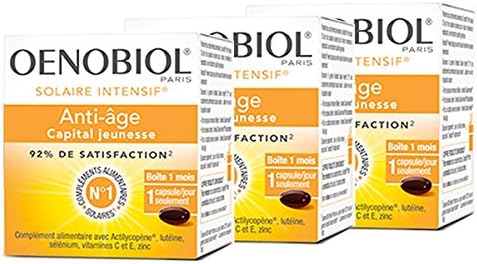 Oenobiol Solaire Intensif Anti-Aging 3x30 Capsules Solar Hair Regrowth Treatments