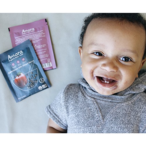 Amara Baby Food, Applesauce with Maqui Berry, Healthy Baby & Infant Food, Organic Fruits for Baby’s First Meals (30 Pouches) - Thumbnail 5