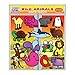 Wild Animal Gel Window Clings for Kids - Window Stickers for Toddlers, Gel Clings Window Decals Kids Jelly Reusable Sticker - Home Car Plane Airplane Activities (Jesplay USA)
