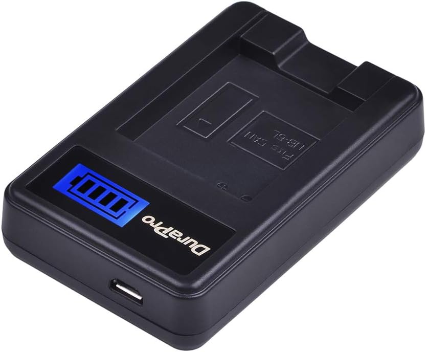 DuraPro LCD USB Battery Charger Replacement for Canon NB-6L / NB-6LH, Select PowerShot Cameras: IXUS 310, SX275, SX280, SX510 - Image 4