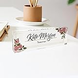 Personalized Teacher Desk Name Plate – Custom
