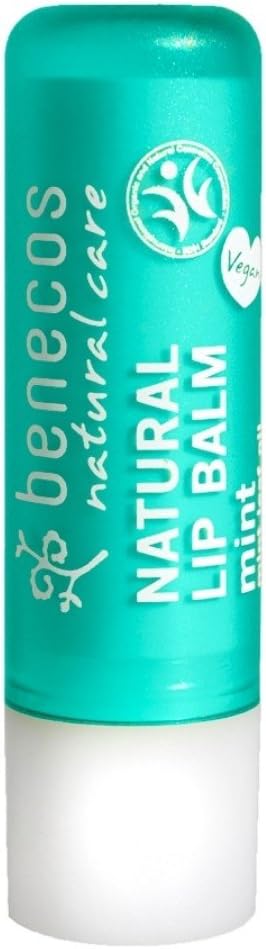 BENECOS Natural Lip Balm Mint 4.8g Moisturizing Protects Creamy Soft