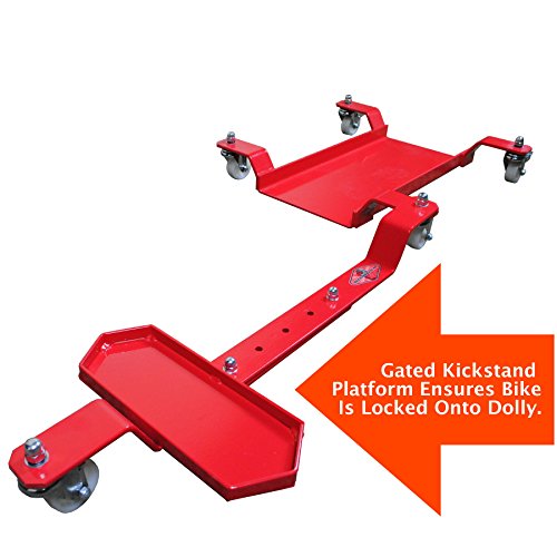 Big Horn Motorcycle Dolly Low Profile Design 1250 LBS Capacity