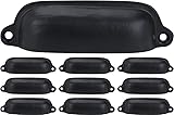 A29 Set of 10 Cast Iron Bin Pull, Vintage Hardware