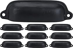 A29 Set of 10 Cast Iron Bin Pull, Vintage Hardware