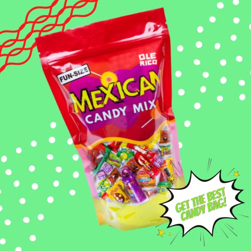 OLÉ RICO Mexican Candy 50 pcs Dulces Mexicanos Surtidos, Mexican