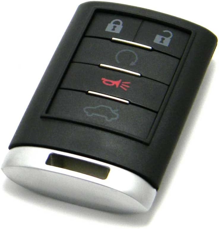 Amazon Com Oem Electronic 5 Button Key Fob Remote Compatible With Cadillac Cts Cts V Dts Fcc Id Ouc6000066 Ouc6000223 Automotive