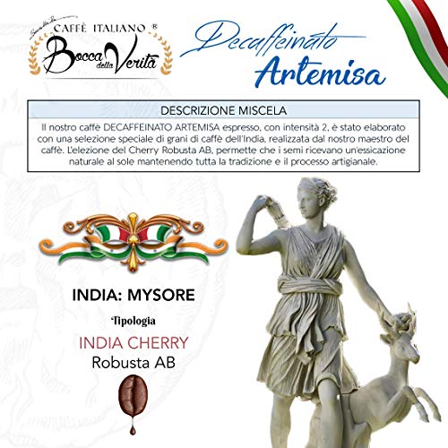 BOCCA DELLA VERITA® - Italienische Kaffeebohnen, Aroma ARTEMISA ENTKOFFEINIERT, 1 kg Packung, Natürlich und handwerklich… – Bild 3