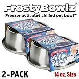 FrostyBowlz 14oz. Chilled Cat Bowl 2-PACK
