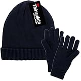 DG Hill Mens Winter Hat And Gloves Set with 3M