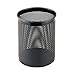 Comix 4.1" Height Metal Pen and Pencil Holder, Oval Shaped, Wired Mesh Design, Durable Metal - Black (B2002BK) primary