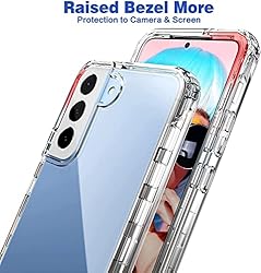 IDweel Clear Galaxy S22 Plus Case with Tempered