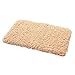 Genteele Non-Slip Memory Foam Shaggy Bathroom Mat, Water Absorbent, Super Plush, Washable Bathroom Rug, 21