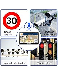 Car GPS Navigation, 7 Inch HD Touch Screen & 8G 256MB Memory, Vehicle GPS Navigator System with Free Lifetime Map Update, Real Voice Broadcast, WiFi Connectivity, Sat Nav   HOCOMO (7 inches)