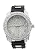 Iced Out Pave Silver Tone Hip Hop Men's Bling Bling Watch