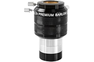 2 Inch Barlow Lens For Enhanced Telescope Multi Layer Coating For Bright And Observations