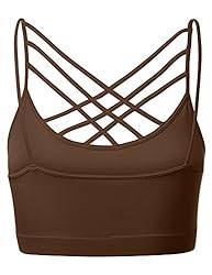 Women's Front Criss Cross Strappy Wirefree Fitness