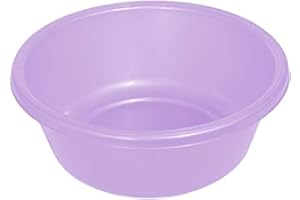 YBM HOME 11-Quart Round Dish Wash Basin Dishpan for Washing Dishes, Plastic Portable Dish Tub Design for Camping and Multipurpose for Face Cleansing